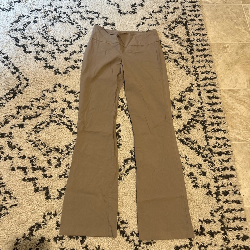 Long Tall Sally Tan Pull on Dress Pant